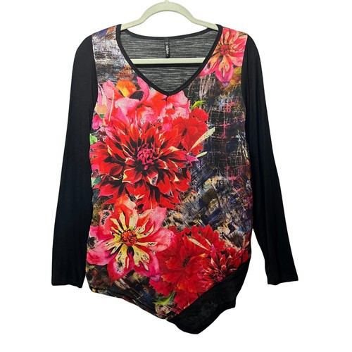 Edyta long sleeve - floral, print