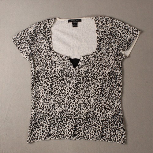 August silk black white - silk,