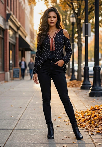 Women black geometric - women’s,